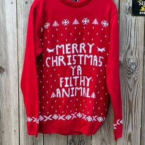 NWT BOOHOOMAN Merry Christmas Sweater size XXL